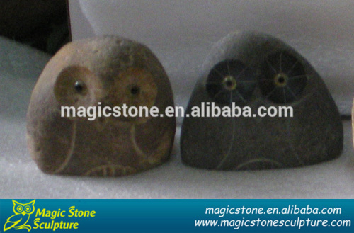 stone outdoor animal owl sculpture