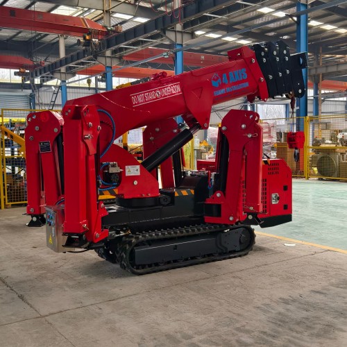 Миниатюрный 3-тонный складной гусеничный кран Spider Crane