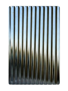 Stainless steel embossed plate 12