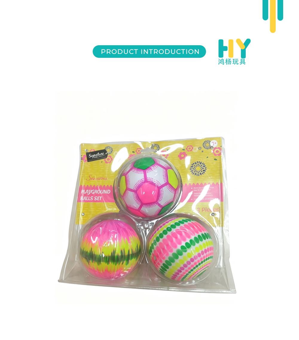 Fluorescent Ball 3-Piece Set