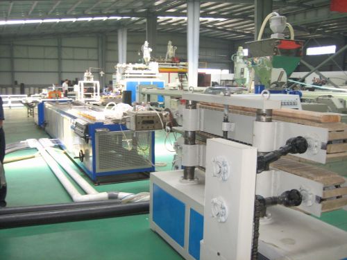 Sjsz 65 Wood Plastic Profile Production Line For Pe , Pp Foam Profiles