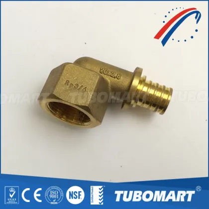 CW617n water supply plumbing brass fitting elbow pipe pex fitting for Rehau pex pipe