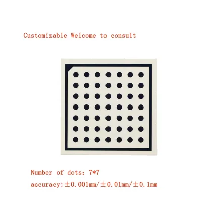 Dot Matrix Calibration Plate for Camera Visual Calibration
