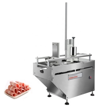 Automatic Frozen Meat Slicer and Roll Machine for Kitchen