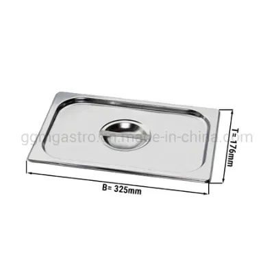 Gn Lids 1/3 for Stainless Steel Food Pan Kitchenware