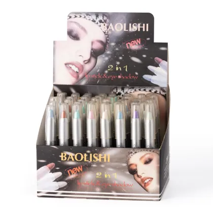 Reusable Eyebrow Seal & Wax Paper Stick Set with Waterproof Eye Shadow Stick