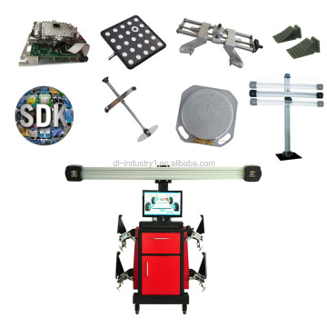 Machine d'alignement des roues d'occasion avec des pièces de rechange SDK