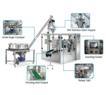 Pre-made bag Automatic rotary packaging equipement