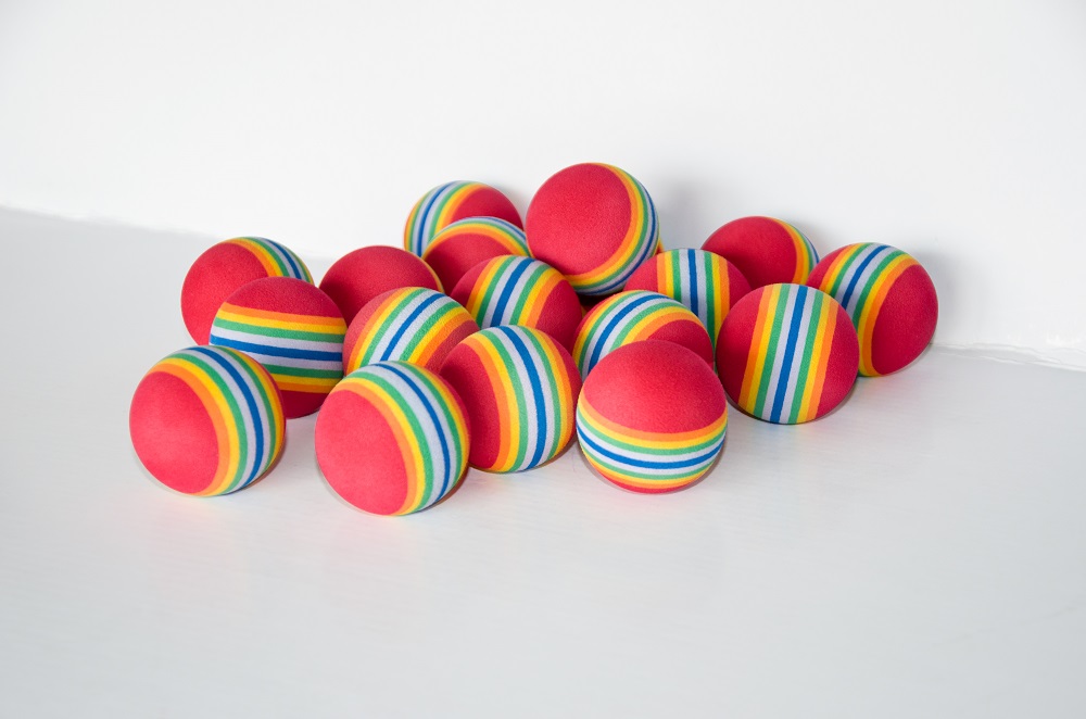Rainbow Soft Golf Foam Balls 