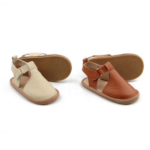 Sandali marroni unisex per bambini