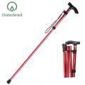 Trekking Poles Aviation Aluminum Custom 5 Section Telescopic