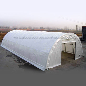 Big Warehouse with Semicircle Roof, Easy-to-assemble, UV-resistant and Fire-retardant