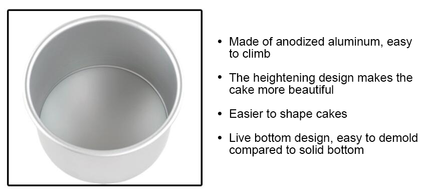 4'6'8' Deep Tall Round Cake Pan With Removable Bottom (3)