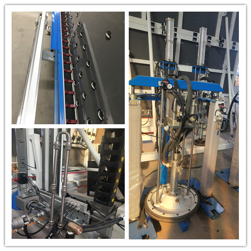 IGU sealant sealing line