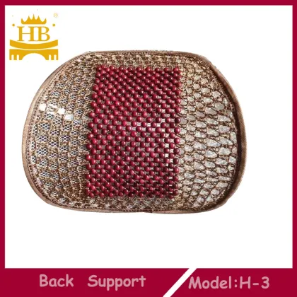 Cool wood bead back support , lumbar back support