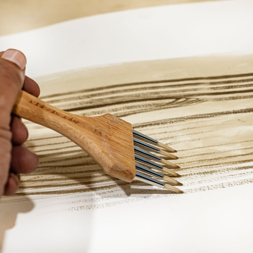 Artistic Multi-tip Comb Brush