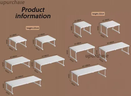 Closet Tension Shelf - Adjustable Metal Storage Rack Organizer