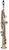 straight whole body Bb key anqitue finish soprano saxophone at best price from China