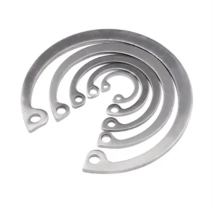 High-Quality M200 Black Spring Steel Snap Rings and Retaining Rings for Holes