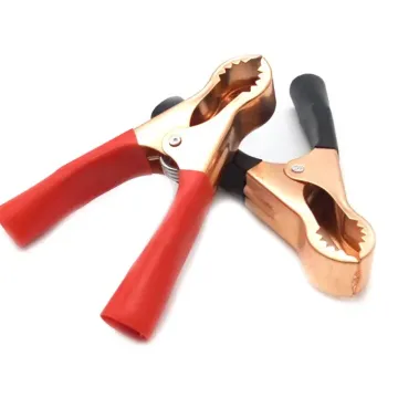 Red and Black Copper Plated Alligator Clip Car Battery Test Cable