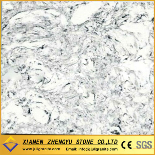 Middle Flower White Artifical Stone