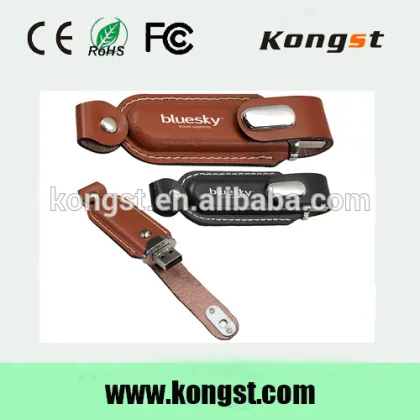 Leather,leather Material and USB 2.0 Interface Type otg usb flash drive