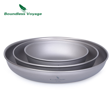Boundless Voyage Ultralight Titanium Cookware Kit with Mesh Bag