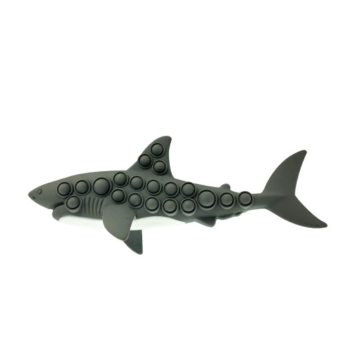 Shark Push Bubble Pop Permainan Fidget Sensory Toy