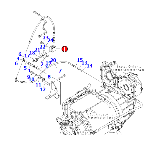 Loader WA600-6R valve 426-60-31900