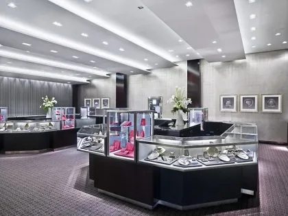 Luxury design jewelry store showcase design