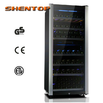 Shentop professional horizontal wine cooler STH-D12 oak wine cooler cabinet compressor commercial wine cooler
