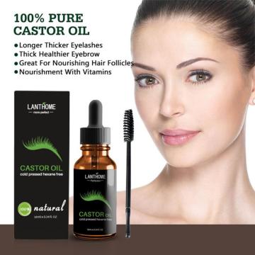 Natural Eyelash Growth Liquid Castor Oil Eyelash Enhancer Growth Serum Eyelash Lengthening Eyebrow Growth Makeup Cosmetics TSLM1