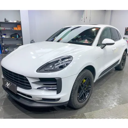 Glossy Pearl White Car Wrap