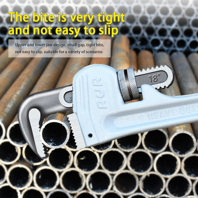 Pipe Maintenance Tools Universal Adjustable Wrench Heavy Duty 8 In 12 In 24 In 36 Inch Pipe Wrench