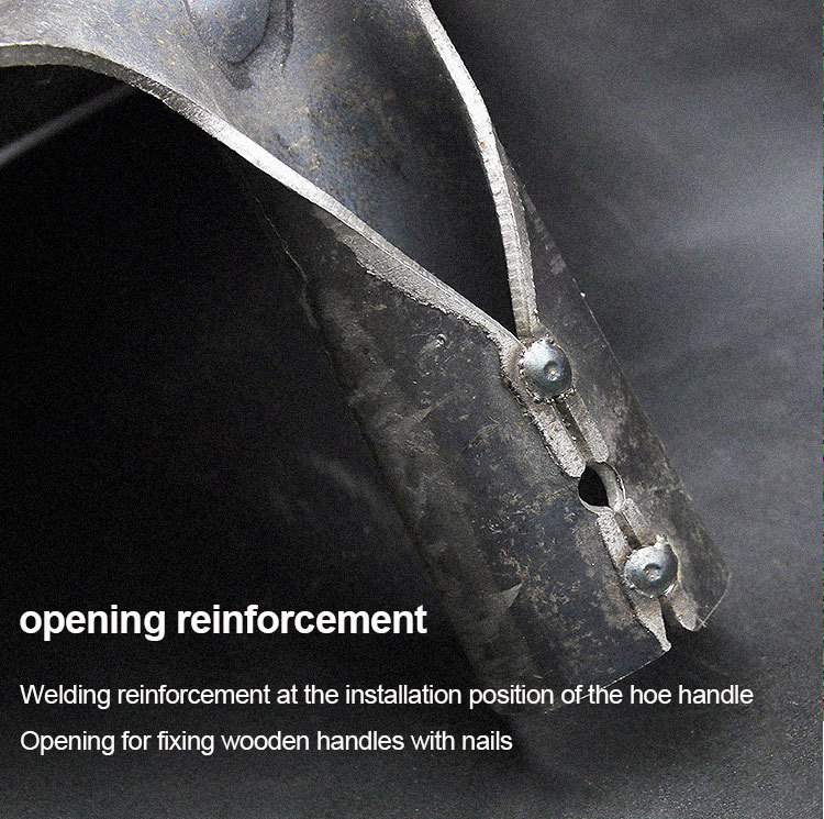 Weeding artifact hoe farm tool planting vegetables digging soil outdoor wasteland all-steel thickened digging hoe