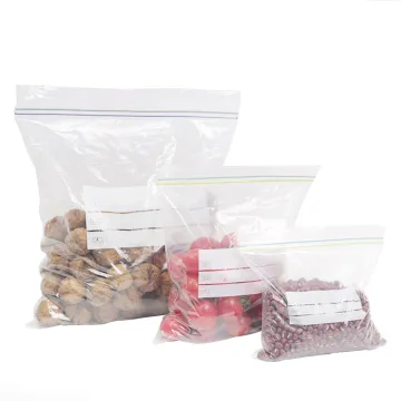 Household Refrigerator Packaging: Double Zipper Food Preservation Bags