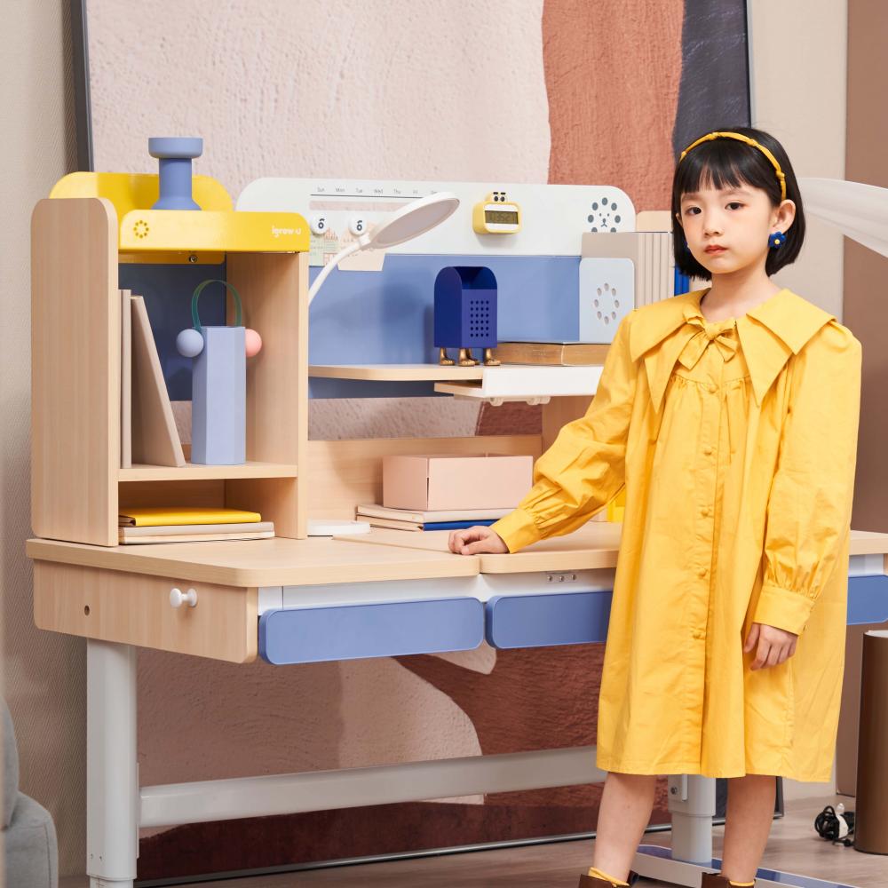 Wood Study Desk and Chair