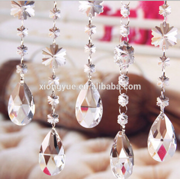 Fashion crystal tears chandelier parts , hanging crystal chandelier drops