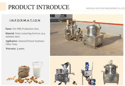 Peanut Milk Machine Bean Almond Cashew Nut Milk Maker Soybean Machine Soy Milk Extractor