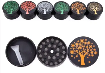 Grinders Herb Spice Crusher Metal Grinder 4 Parts