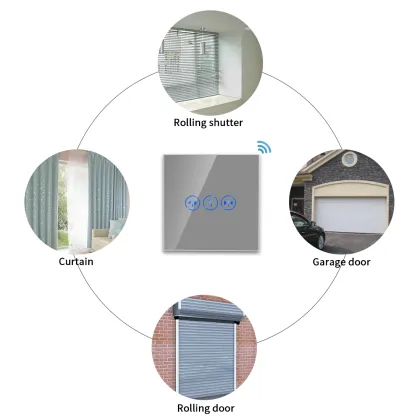CNBINGO Wholesale: Home Automation Glass Tuya Touch Smart Switches for Roller Shutter, Wall, Window & Curtains