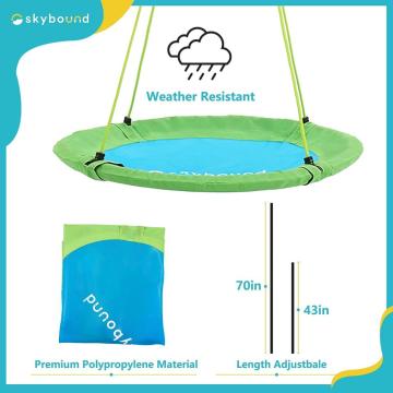 Skybound 39 polegadas árvores Swing Swing Swing Green/Blue