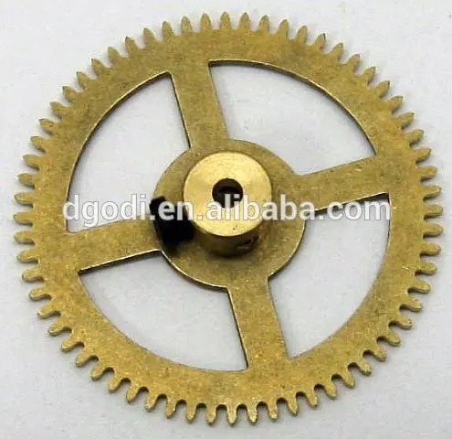Professional custom standard spur shaped bronze music box gears