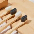 Spazzolino da denti usa e getta in bambù per il marchio di servizi alberghieri