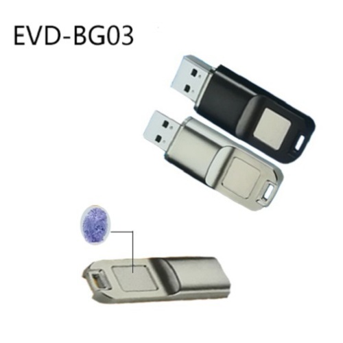 EVD-BG03 Disco U con impronte digitali crittografate