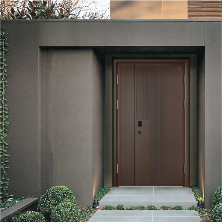 aluminum modern front door