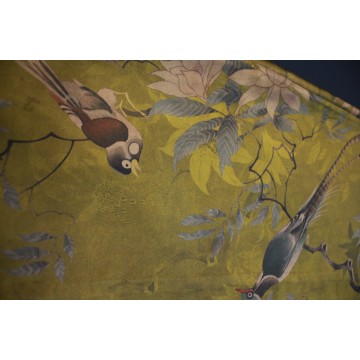 falda recta amarilla