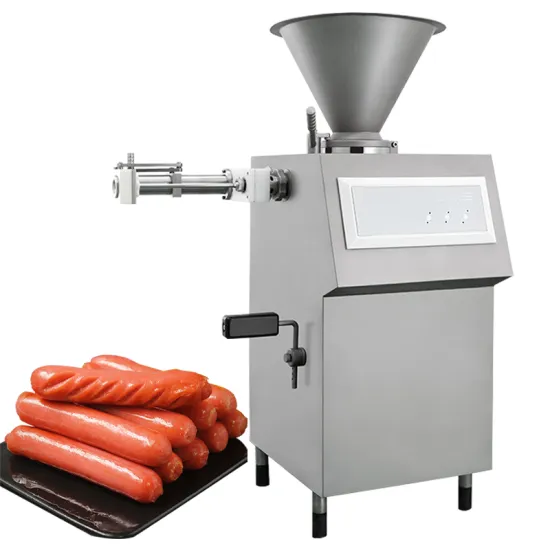 Stainless Steel Push Rod Filler Twist Machine for High-Speed Sausage Filling