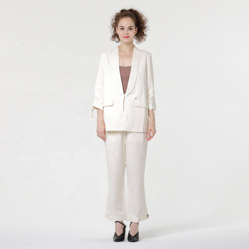 Linen Cotton Women's Blazer