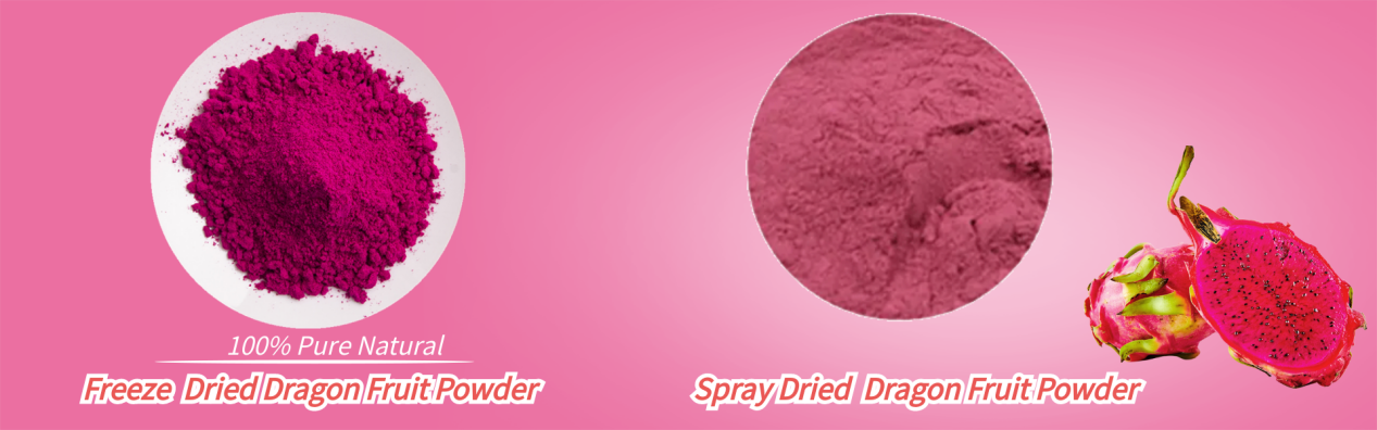 1.Red Pink Pitaya Dragon Fruit Juice Powder